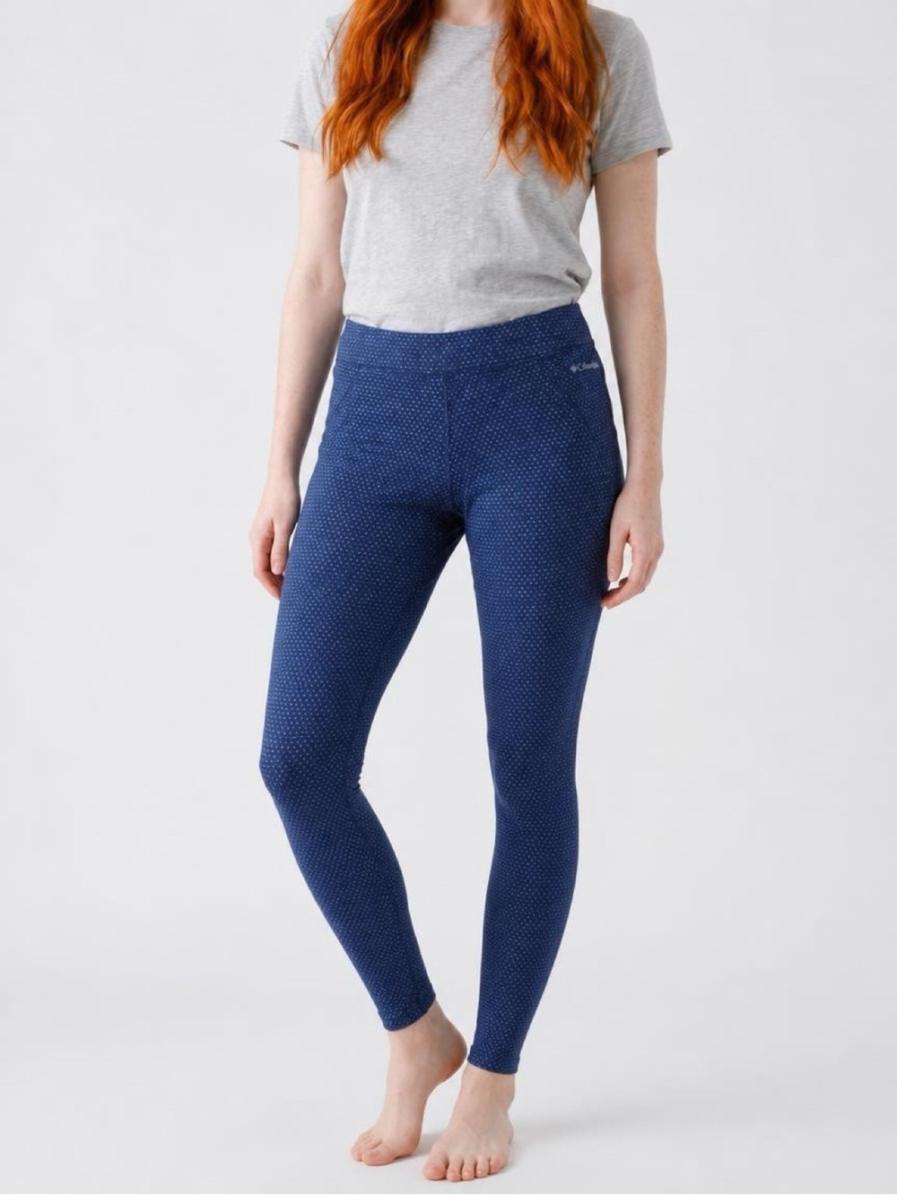 Columbia Women's Navy Dot-Print Leggings
